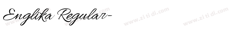 Englika Regular字体转换